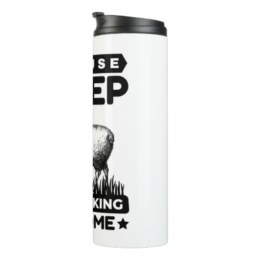 Omdat schapen Geweldige worden Thermosbeker (Geroteerd rechts)