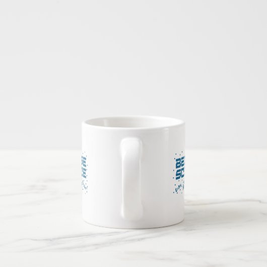 Omdat Science Funny Espresso Kop (Achterkant)