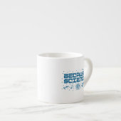 Omdat Science Funny Espresso Kop (Voorkant rechts)