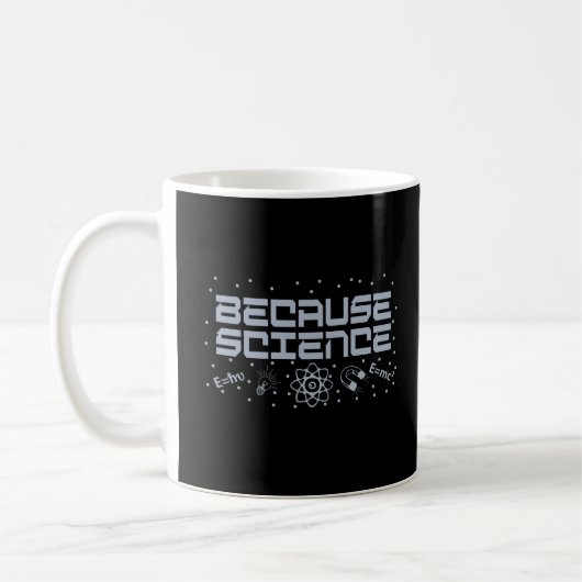 Omdat Science Funny Koffiemok (Links)