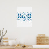 Omdat Science Funny Poster (Keuken)