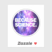 Omdat Science Sticker (Vel)