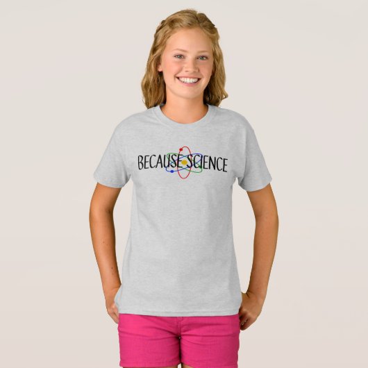 Omdat Science T-Shirt (Voorkant volledig)