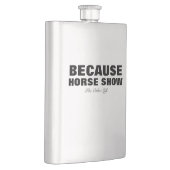 Omdat Show van paarden Heupfles (Rechts)