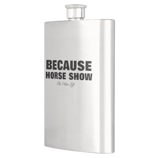 Omdat Show van paarden Heupfles (Links)