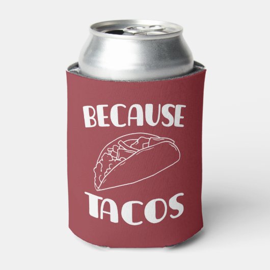 Omdat Tacos Blikjeskoeler (Blikje Voorkant)