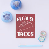 Omdat Tacos       Flyer (Enkel)