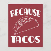 Omdat Tacos       Flyer (Voorkant)