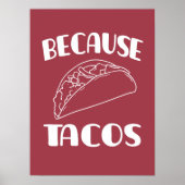 Omdat Tacos Poster (Voorkant)