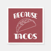 Omdat Tacos Servet (Voorkant)