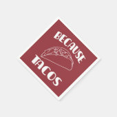 Omdat Tacos Servet (Hoek)