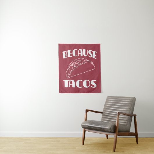 Omdat Tacos Wandkleed (In situ)