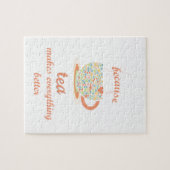 Omdat Tea alles beter maakt Legpuzzel (Horizontaal)