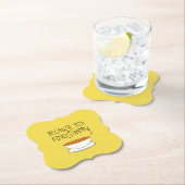 Omdat thee blij slogan vindt, Japanse stijlkop Kartonnen Onderzetters (Insitu)