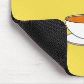 Omdat thee blij slogan vindt, Japanse stijlkop Muismat (Hoek)