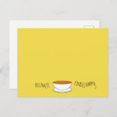 Omdat thee een gelukkig slogan vindt, Japanse stij Briefkaart (Voorkant / Achterkant)