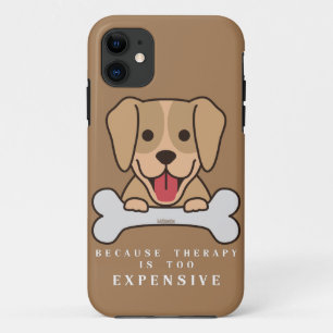OMDAT THERAPIE TE KOMENDE, grappige hond IS Case-Mate iPhone Case