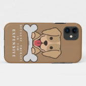 OMDAT THERAPIE TE KOMENDE, grappige hond IS Case-Mate iPhone Case (Achterkant (horizontaal))