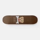 OMDAT THERAPIE TE KOMENDE, grappige hond IS Persoonlijk Skateboard (Horizontaal)