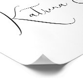 Omdat twee mensen de juiste bruiloft hebben gedraa poster (Hoek)