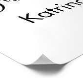 Omdat twee mensen de juiste grappige bruiloft hebb poster (Hoek)