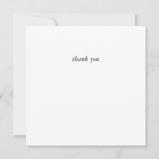 Omdat twee mensen het juiste Baby shower hebben ge Bedankkaart (Achterkant)