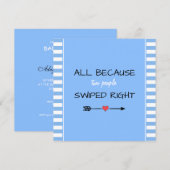 Omdat twee mensen het juiste Baby shower in hebben Kaart (Voorkant / Achterkant)