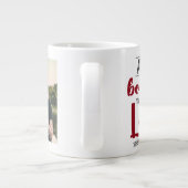 Omdat twee mensen verliefd werden op afbeelding grote koffiekop (Achterkant)