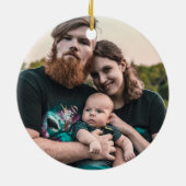 Omdat twee mensen verliefd werden op afbeelding keramisch ornament (Achterkant)