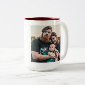 Omdat twee mensen verliefd werden op afbeelding tweekleurige koffiemok (Voorkant rechts)