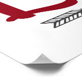 Omdat twee mensen verliefd werden op romantiek poster (Hoek)