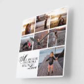 Omdat twee mensen verliefd worden vierkante klok (Hoek)