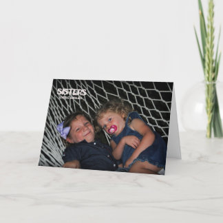 Omdat uw mijn zuster bedankkaart