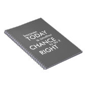 Omdat vandaag een andere kans is - Journal Notitieboek (Rechterzijde)