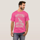 Omdat vossen zijn freaking Geweldige grappige vos  T-shirt (Voorkant volledig)