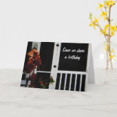 OMDAT WE VERJAARDAG VIEREN KAART (Gele Bloem)