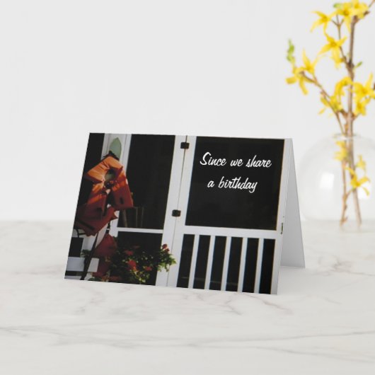 OMDAT WE VERJAARDAG VIEREN KAART (Gele Bloem)