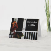 OMDAT WE VERJAARDAG VIEREN KAART (Voorkant)