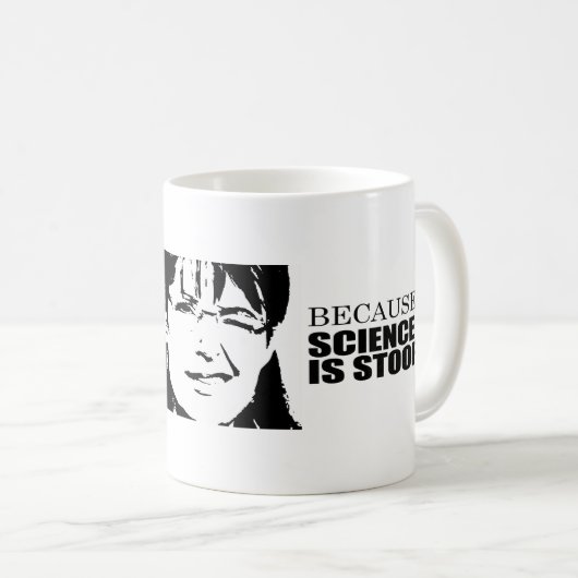 Omdat wetenschap dom is koffiemok (Voorkant rechts)