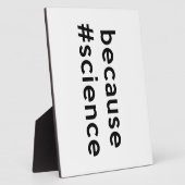 Omdat wetenschap fotoplaat (Zijkant)