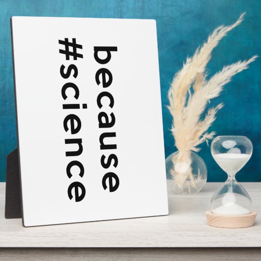 Omdat wetenschap fotoplaat (Zijkant)