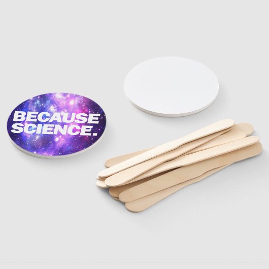 Omdat wetenschap handwaaier (Niet-gemonteerd)