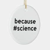 Omdat wetenschap keramisch ornament (Rechts)