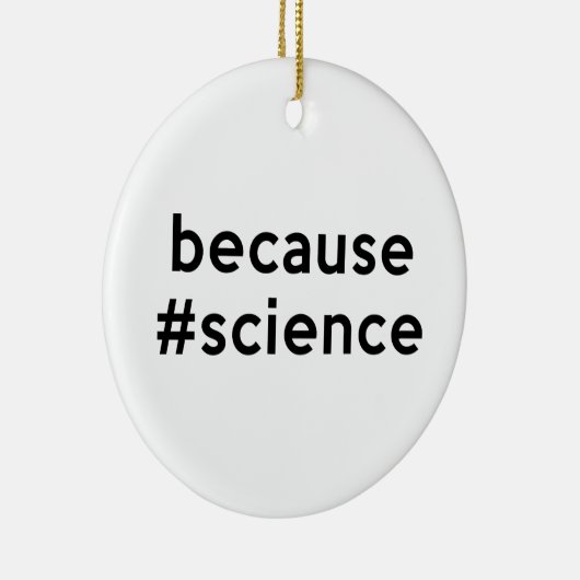 Omdat wetenschap keramisch ornament (Rechts)