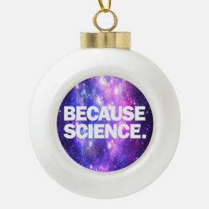 Omdat wetenschap keramische bal ornament