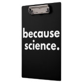 Omdat wetenschap klembord (Links)