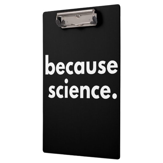Omdat wetenschap klembord (Links)