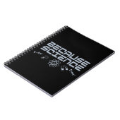 Omdat wetenschap notitieboek (Linkerzijde)