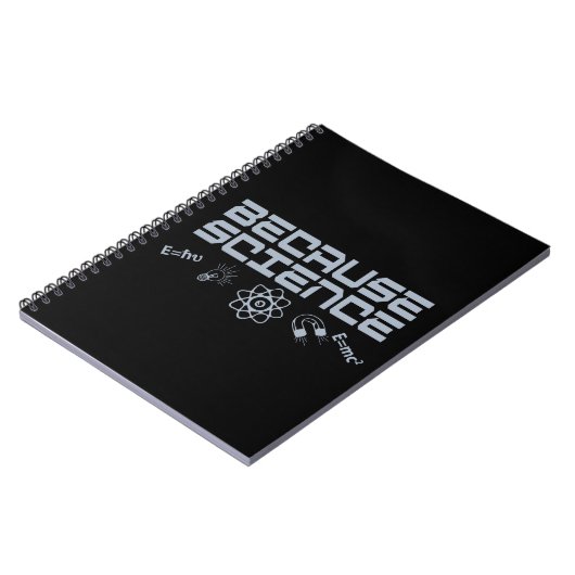 Omdat wetenschap notitieboek (Linkerzijde)