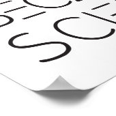 Omdat wetenschap poster (Hoek)